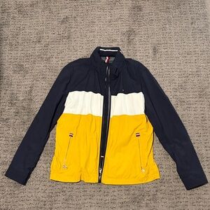 Tommy Hilfiger Navy and Yellow Windbreaker